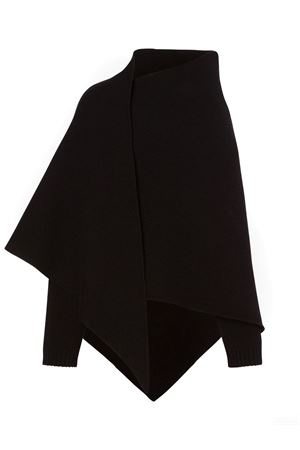 Cardigan in misto lana e cashmere nero ALBERTA FERRETTI | A058066010555